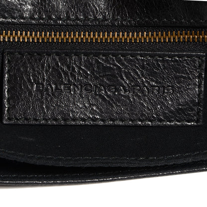 Balenciaga Agneau Classic Hardware Envelope Clutch Black 7 of 10