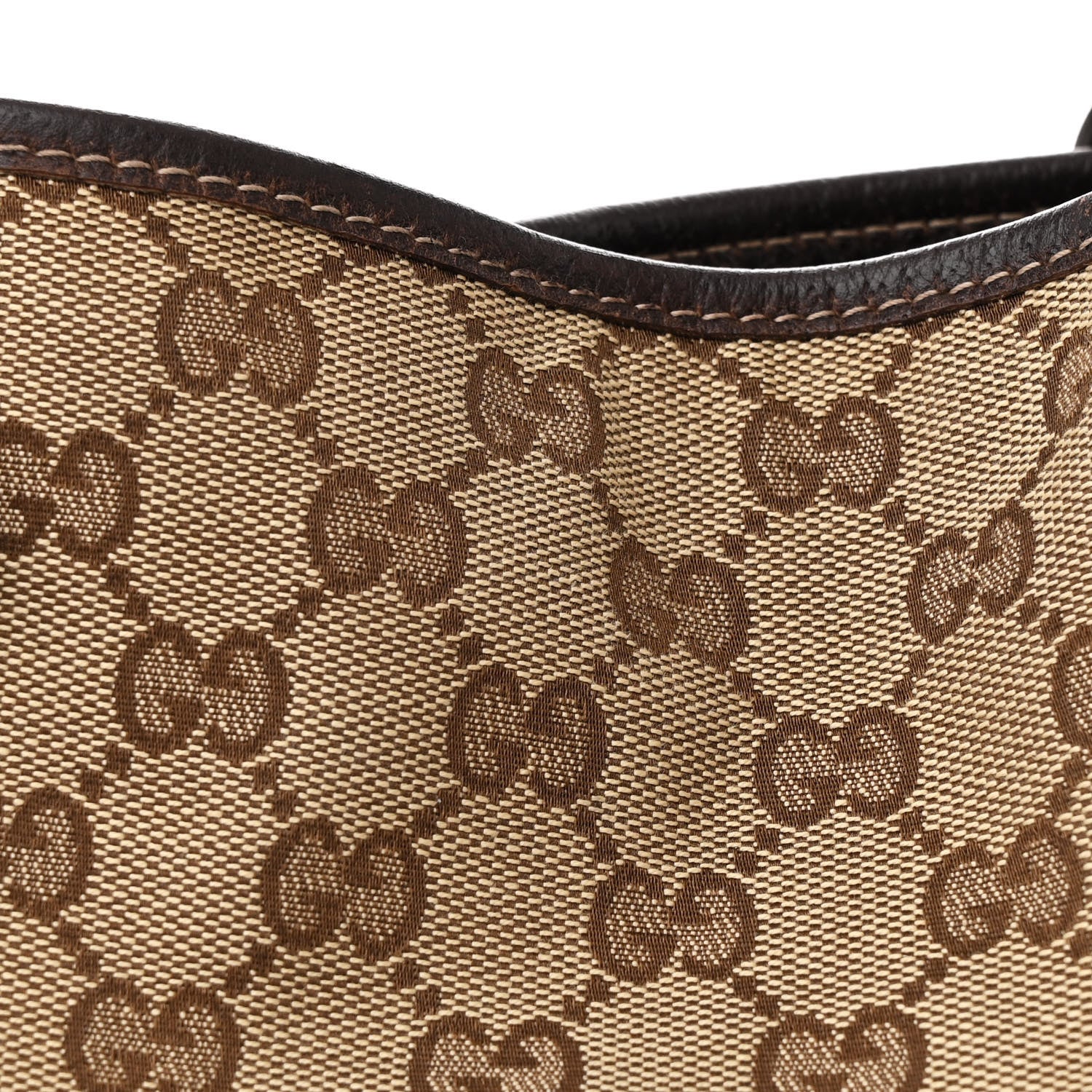 Gucci Monogram Medium Princy Tote Dark Brown 8 of 10