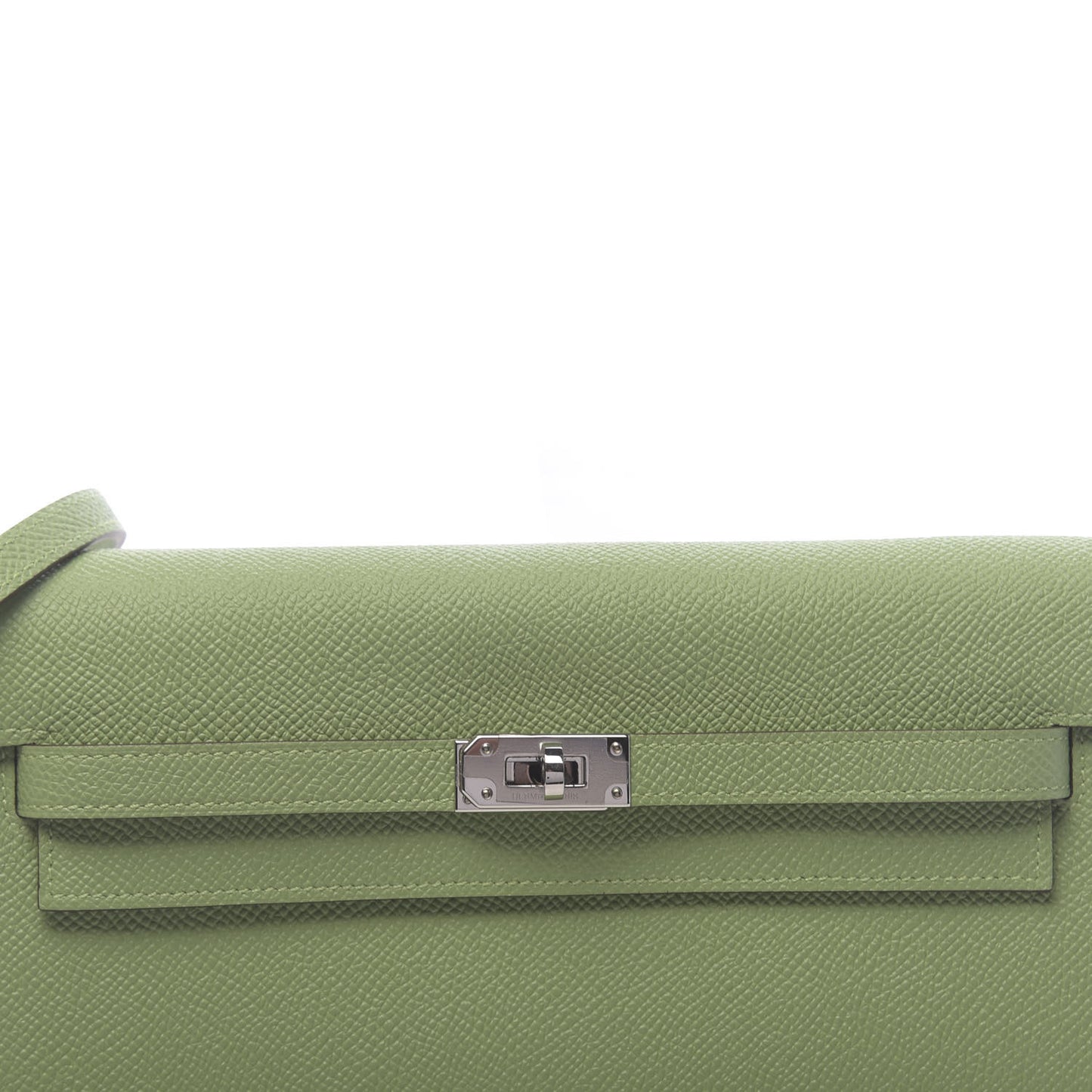 Epsom Verso Kelly Wallet To Go Vert Criquet Bleu Brume