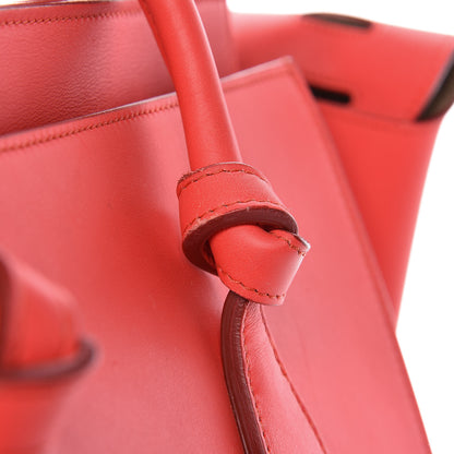 Celine Smooth Calfskin Mini Tie Knot Tote Alizarin 10 of 27
