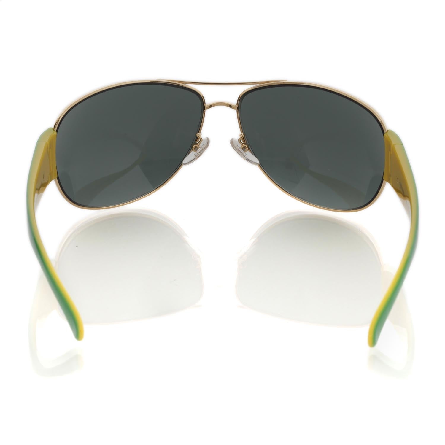 Prada Aviator Sunglasses SPR 52G 3 of 9