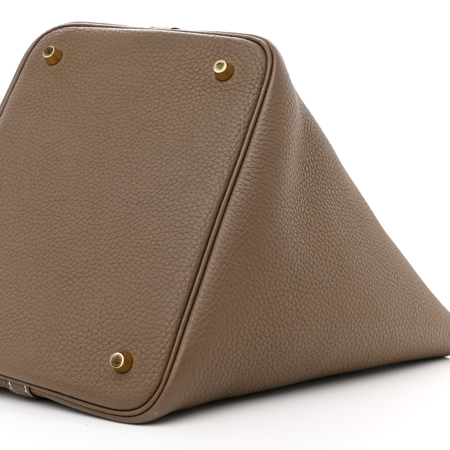 Hermes Taurillon Clemence Picotin Lock 22 MM Etoupe 10 of 12