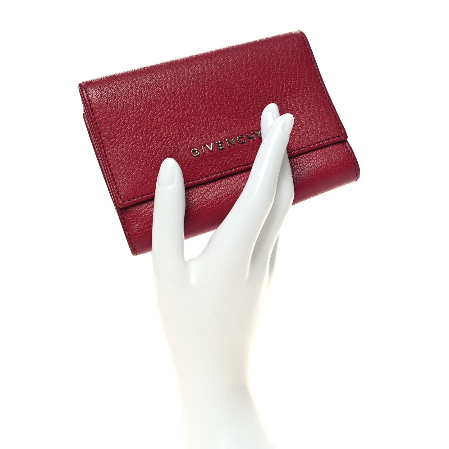 Goatskin Pandora Wallet Raspberry
