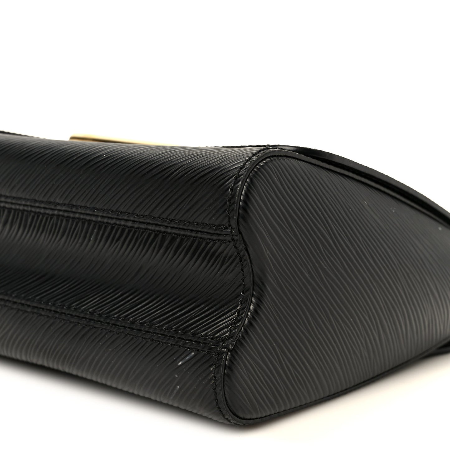 Epi Twist Braided Strap Shoulder Bag MM Black