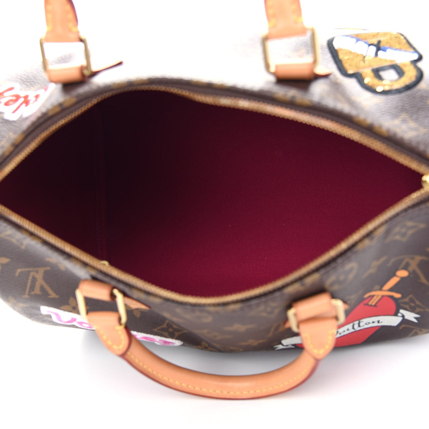 Monogram Patches Speedy Bandouliere 30