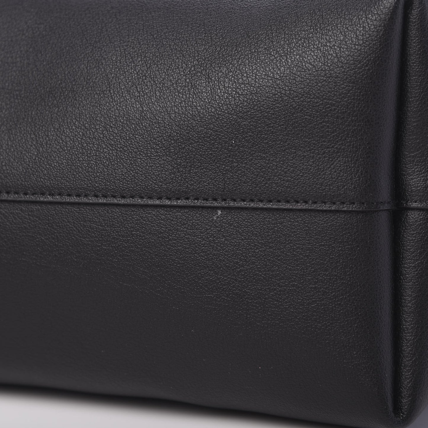 Calfskin Large Shopping Tote Black