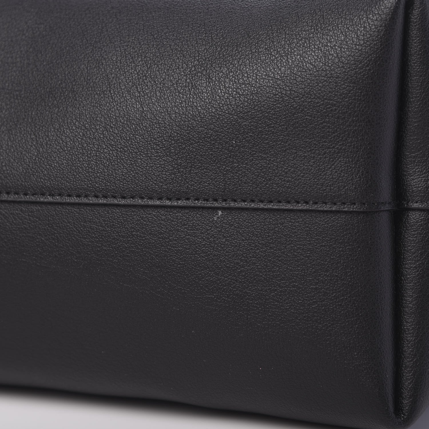 Saint Laurent Calfskin Large Shopping Tote Black 10 of 11