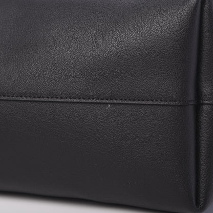 Saint Laurent Calfskin Large Shopping Tote Black 10 of 11