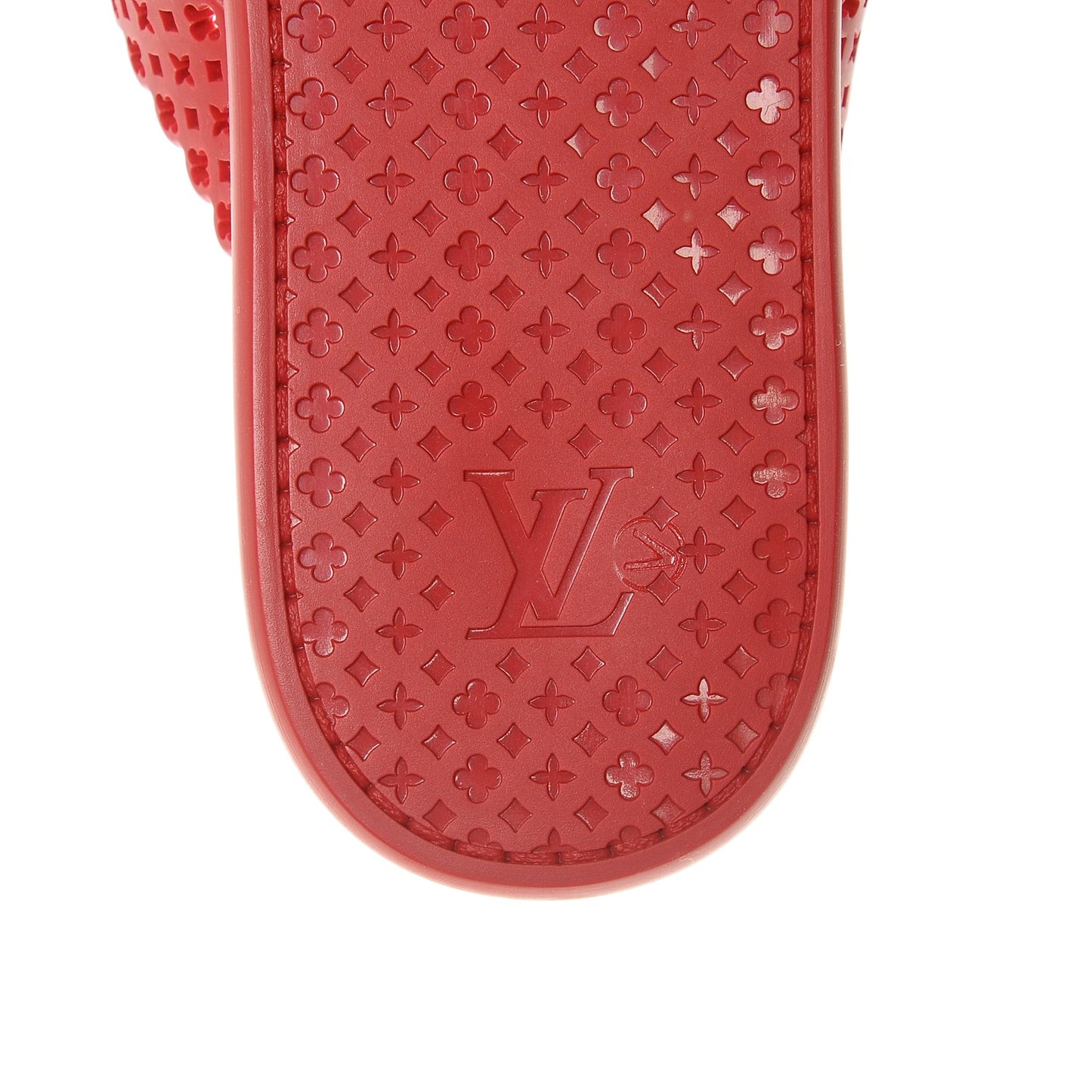 Rubber Tatoo Thong Sandals 37 Red