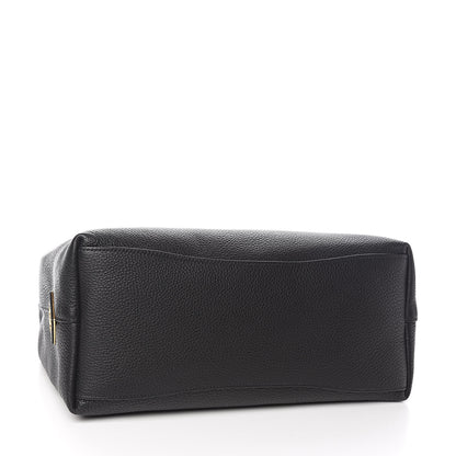 Prada Vitello Phenix Embossed Logo Hobo Black 4 of 10