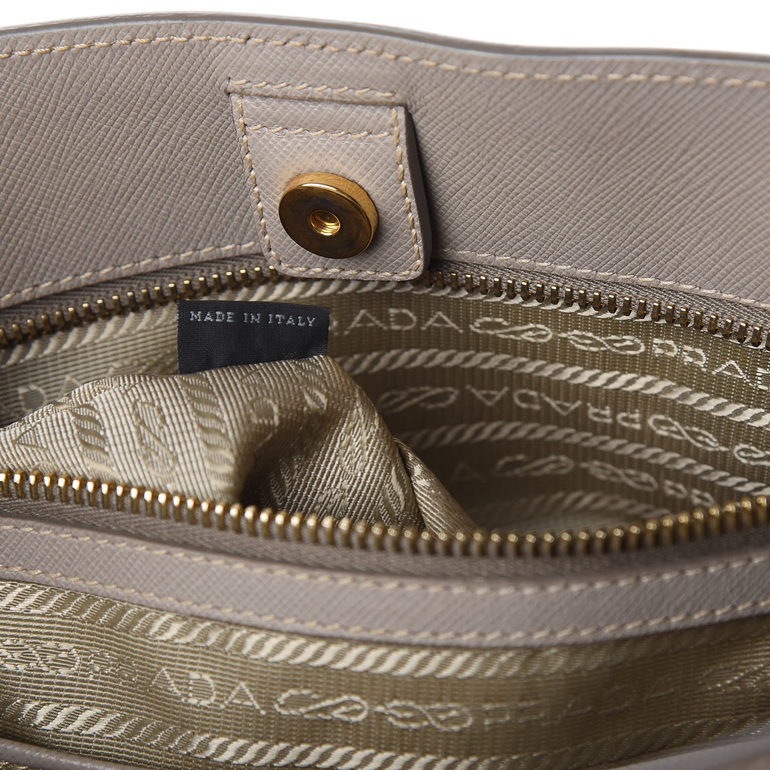 Prada Saffiano Lux Large Tote Argilla 9 of 19