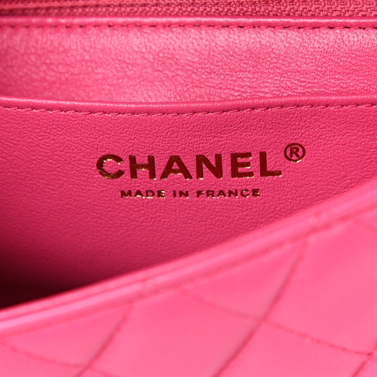 Chanel Lambskin Quilted Mini Rectangular Flap Pink 5 of 10