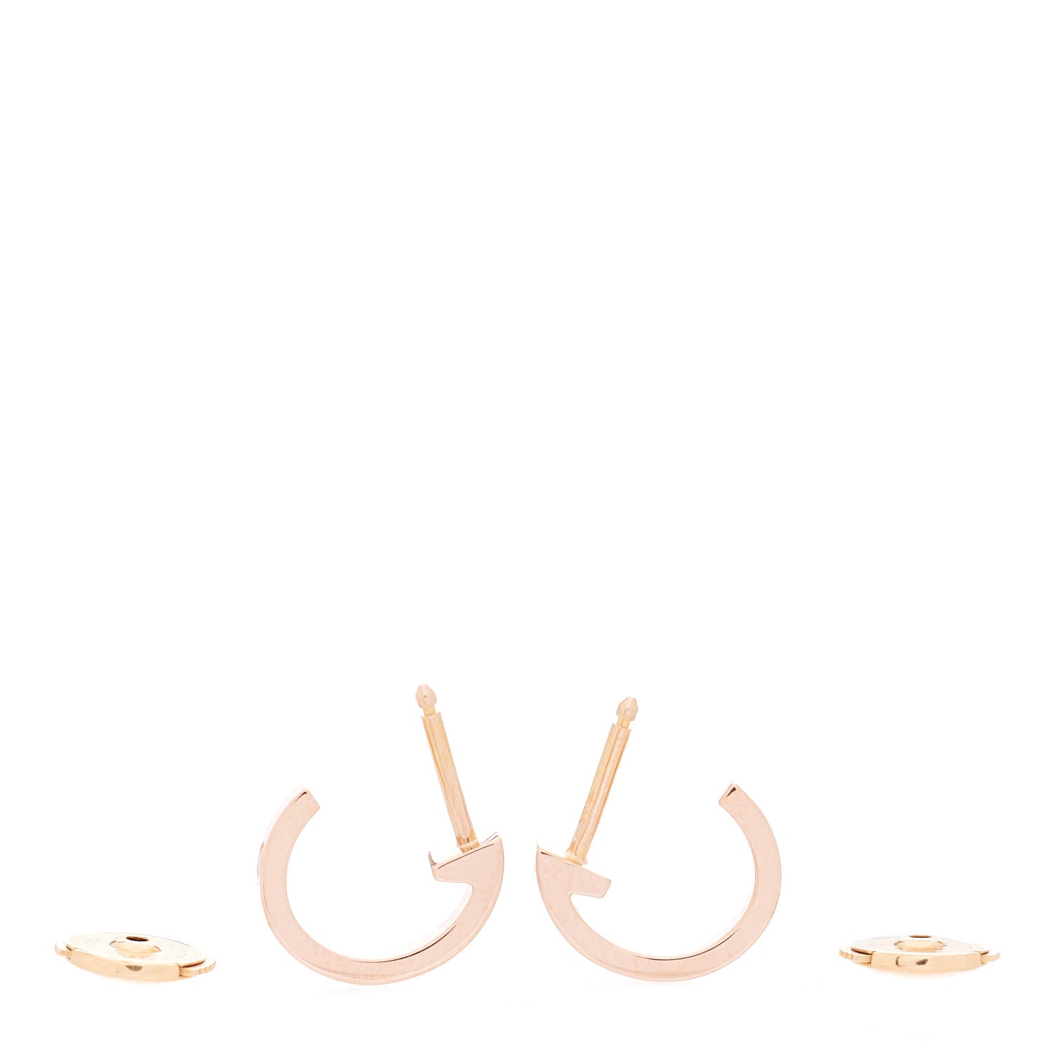 Cartier 18K Pink Gold Small LOVE Hoop Earrings 3 of 7