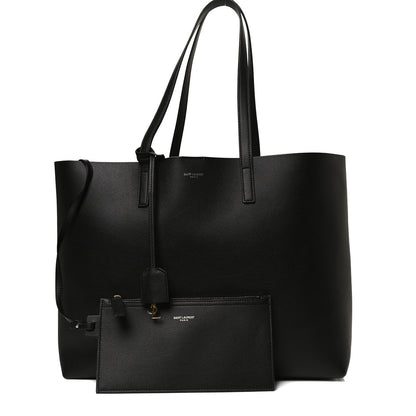 Saint Laurent Calfskin Large Shopping Tote Black 1 of 9