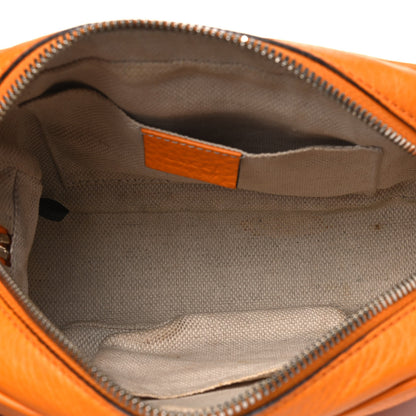 Gucci Pebbled Calfskin Small Soho Disco Bag Curcuma 4 of 13
