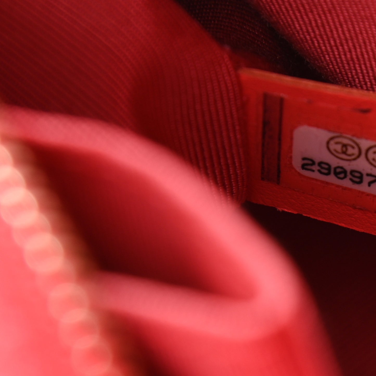 Aged Calfskin Chevron Quilted Small Gabrielle Hobo Red