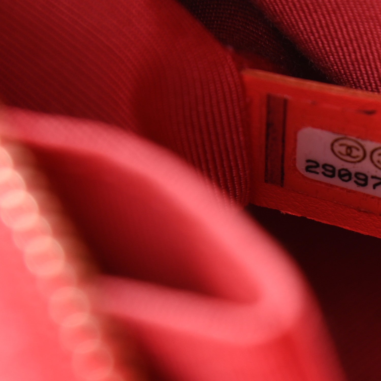 Chanel Aged Calfskin Chevron Quilted Small Gabrielle Hobo Red 6 of 8
