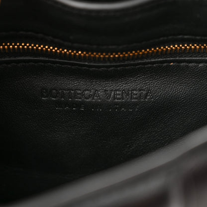 Bottega Veneta Lambskin Maxi Intreccio Padded Chain Cassette Crossbody Bag Black 6 of 10