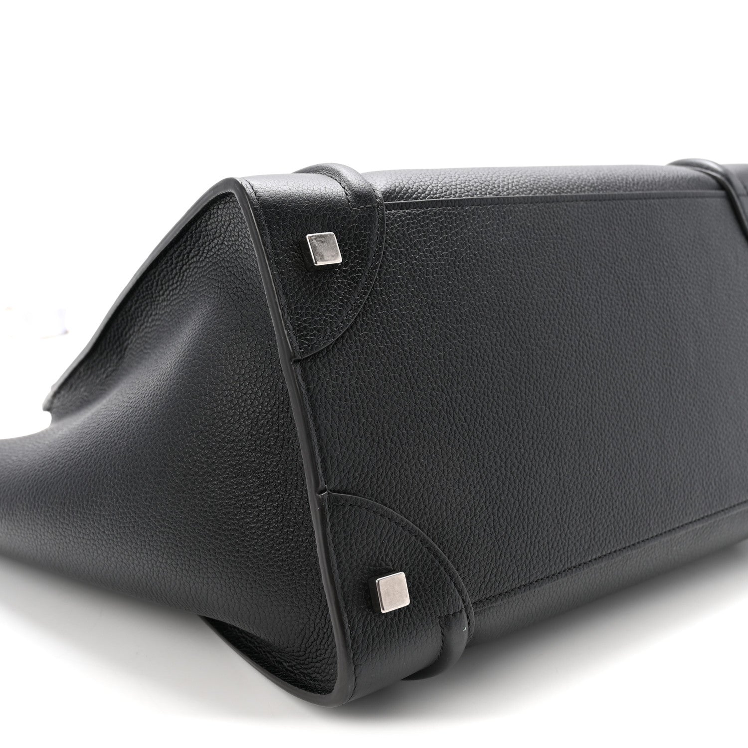Celine Drummed Calfskin Mini Luggage Black 8 of 9