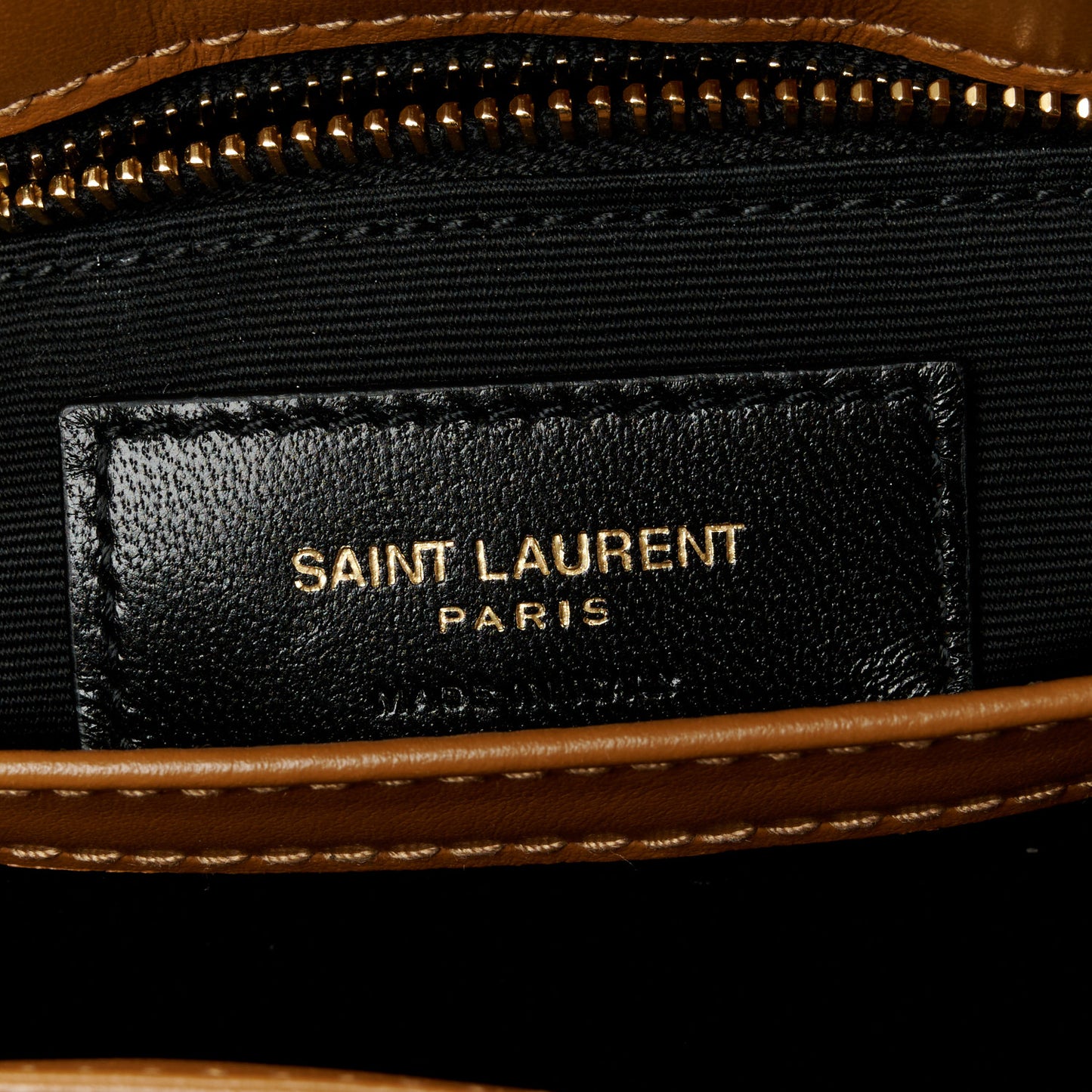 Calfskin Y Quilted Monogram Toy Loulou Crossbody Bag Dark Natural
