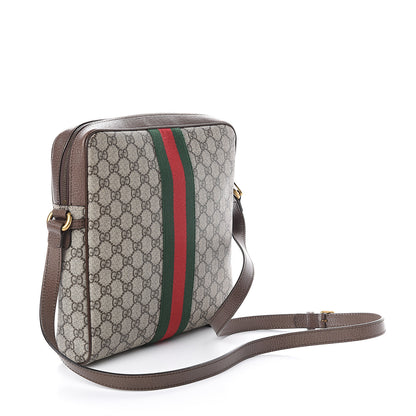 Gucci GG Supreme Monogram Web Medium Ophidia Messenger Bag Brown 2 of 8