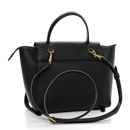 Celine Grained Calfskin Micro Belt Bag Black 3 of 11