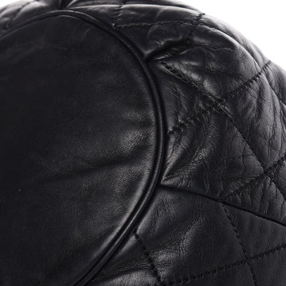 Chanel Lambskin Quilted Cloudy Bundle Hobo Black 10 of 17