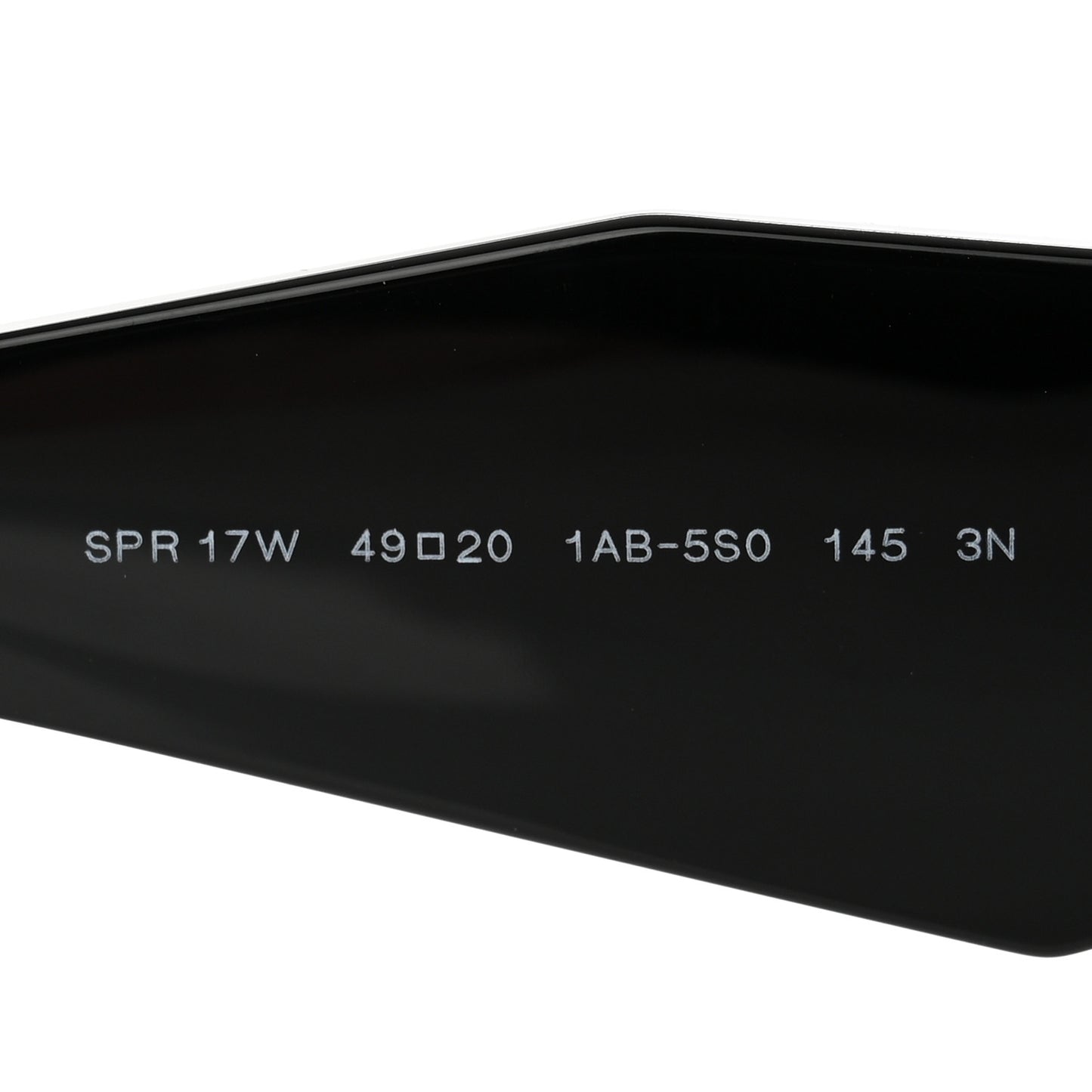 Acetate Symbole Sunglasses SPR 17W Black