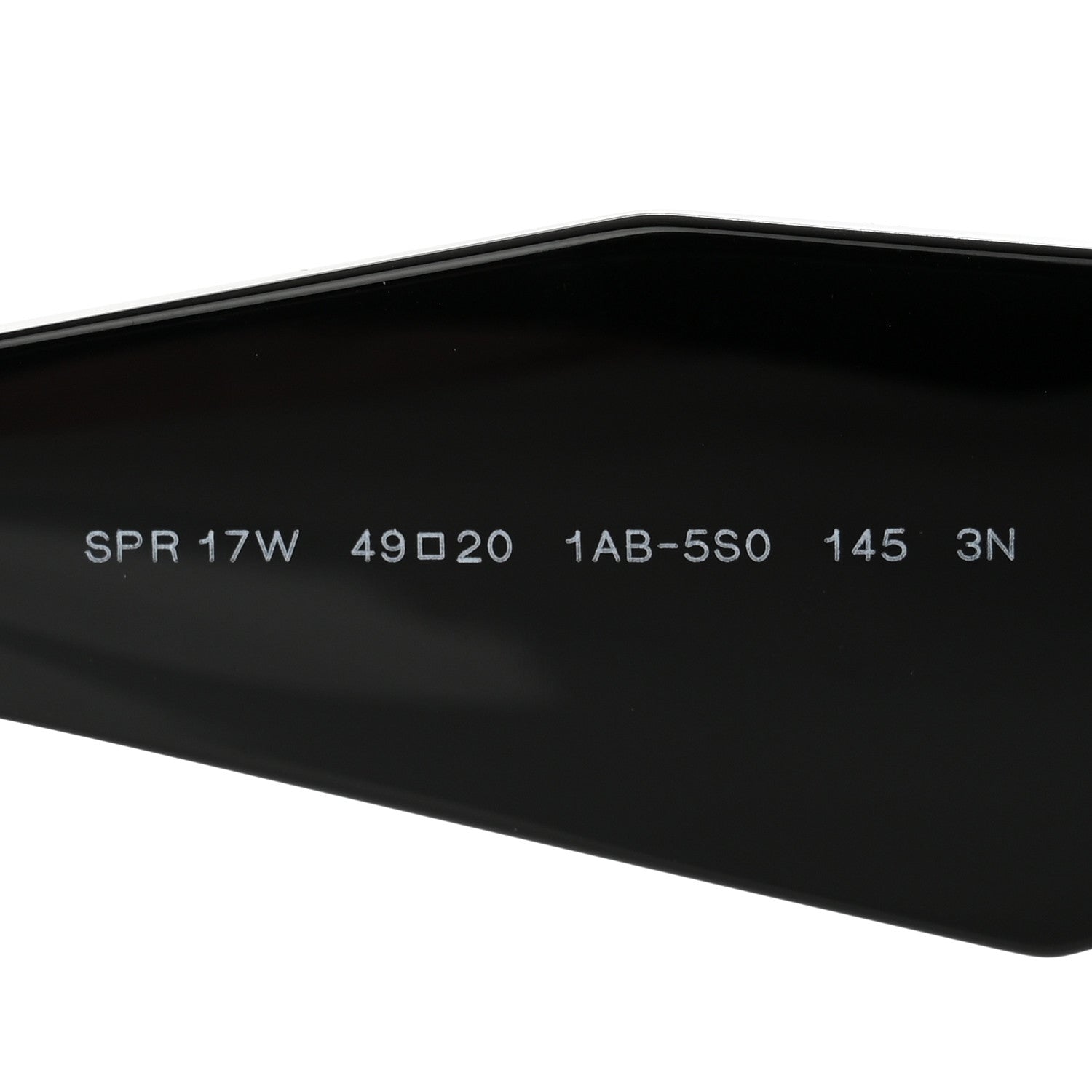 Prada Acetate Symbole Sunglasses SPR 17W Black 6 of 9