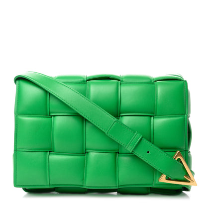 Bottega Veneta Nappa Maxi Intreccio Padded Cassette Crossbody Bag Grass 1 of 11