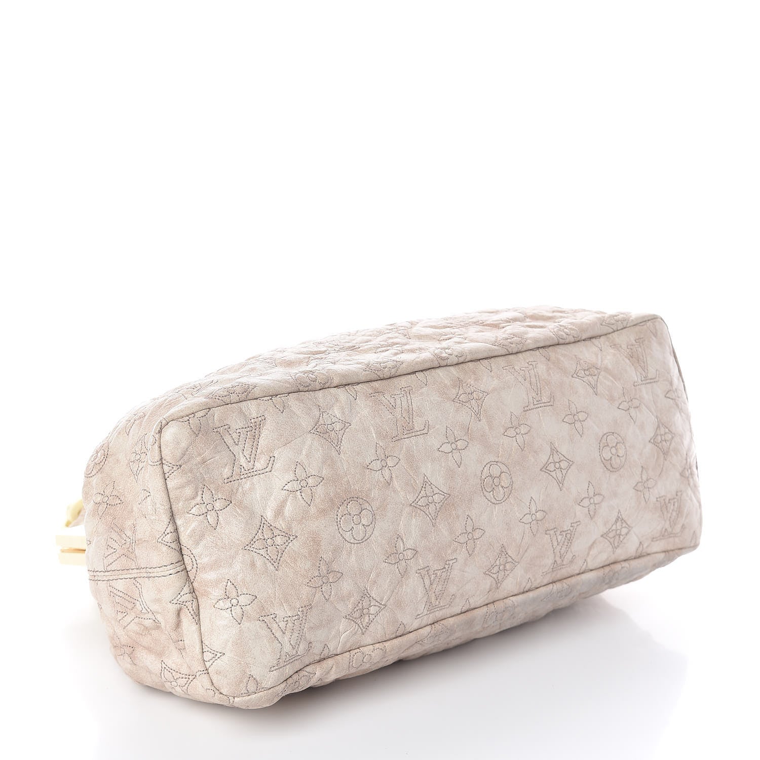 Louis Vuitton Lambskin Olympe Nimbus Cirrus Ecru 4 of 8