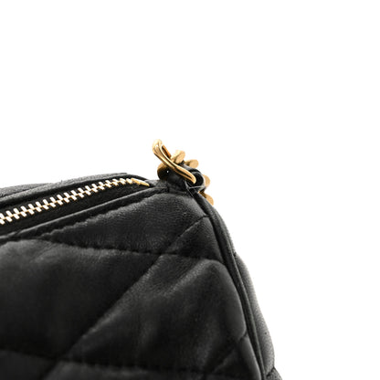 Saint Laurent Lambskin Monogram Small Sade Tube Bag Black 18 of 18