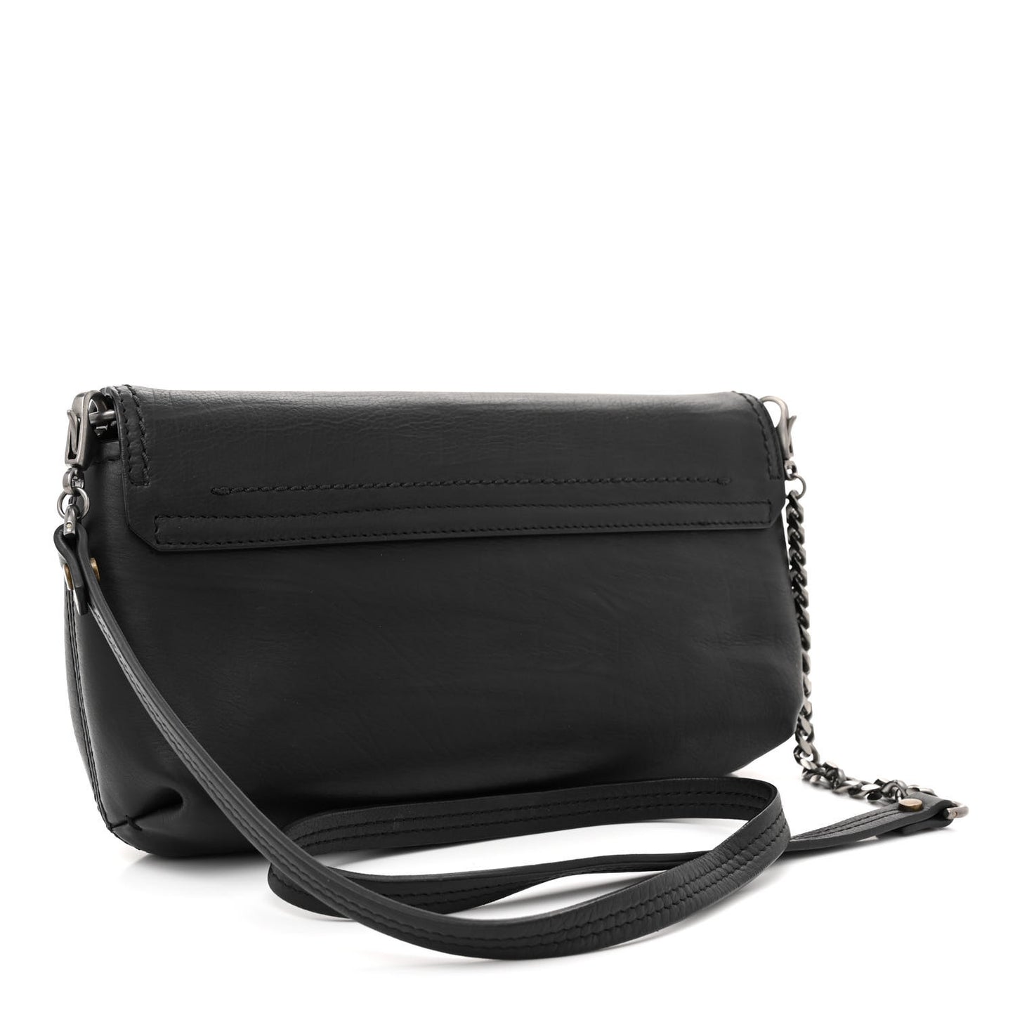 Calfskin Large Happy Cross Body Black