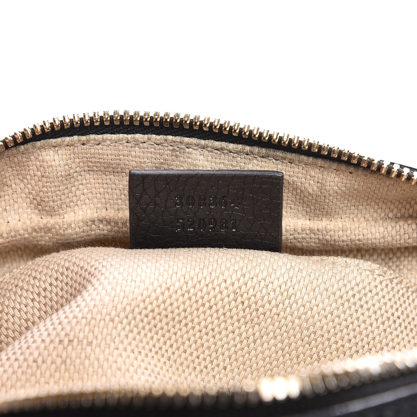 Pebbled Calfskin Small Soho Disco Bag Black