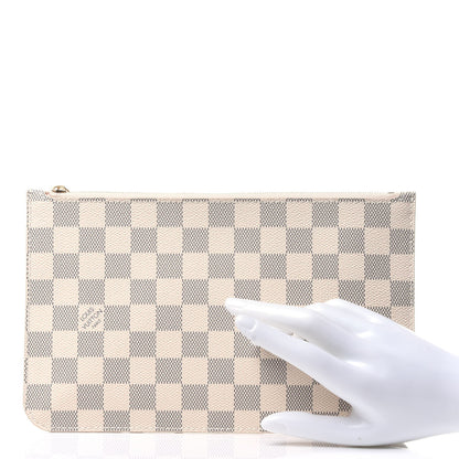 Louis Vuitton Damier Azur Neverfull MM GM Pochette 2 of 10