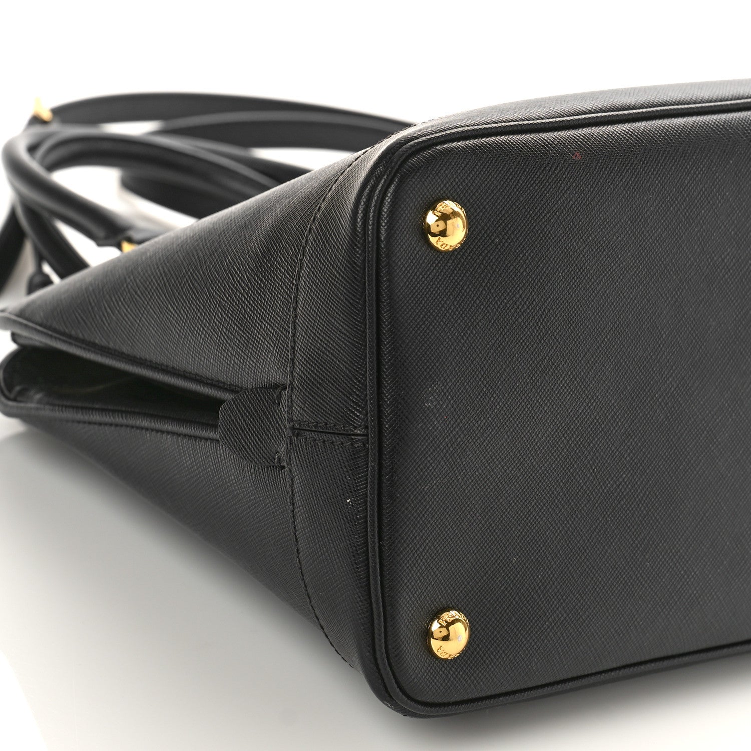 Prada Saffiano Lux Medium Promenade Tote Black 7 of 9
