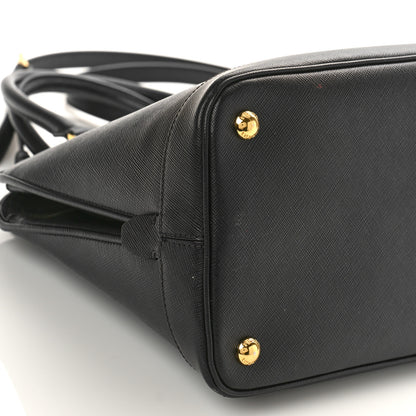 Prada Saffiano Lux Medium Promenade Tote Black 7 of 9