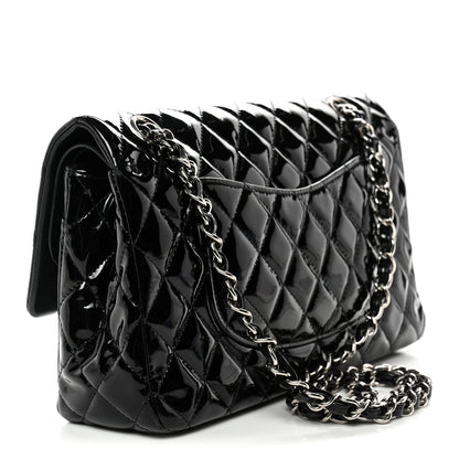 Chanel Patent Quilted Medium Double Flap Black 3 of 14