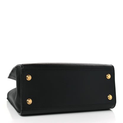 Louis Vuitton Calfskin City Steamer MM Black 4 of 9