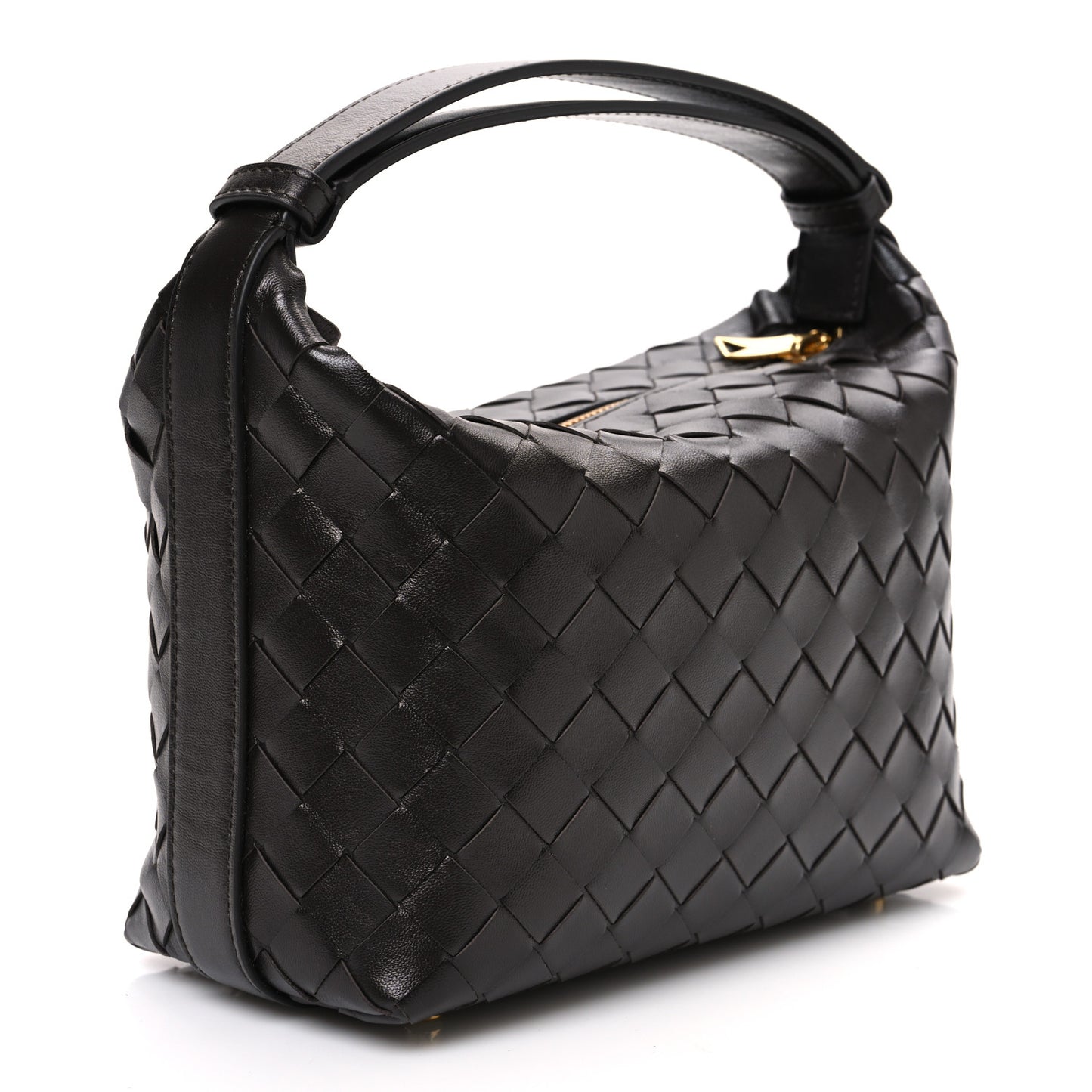 Calfskin Nappa Intrecciato Mini Wallace Fondant