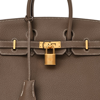 Hermes Togo Birkin 25 Etoupe 8 of 18