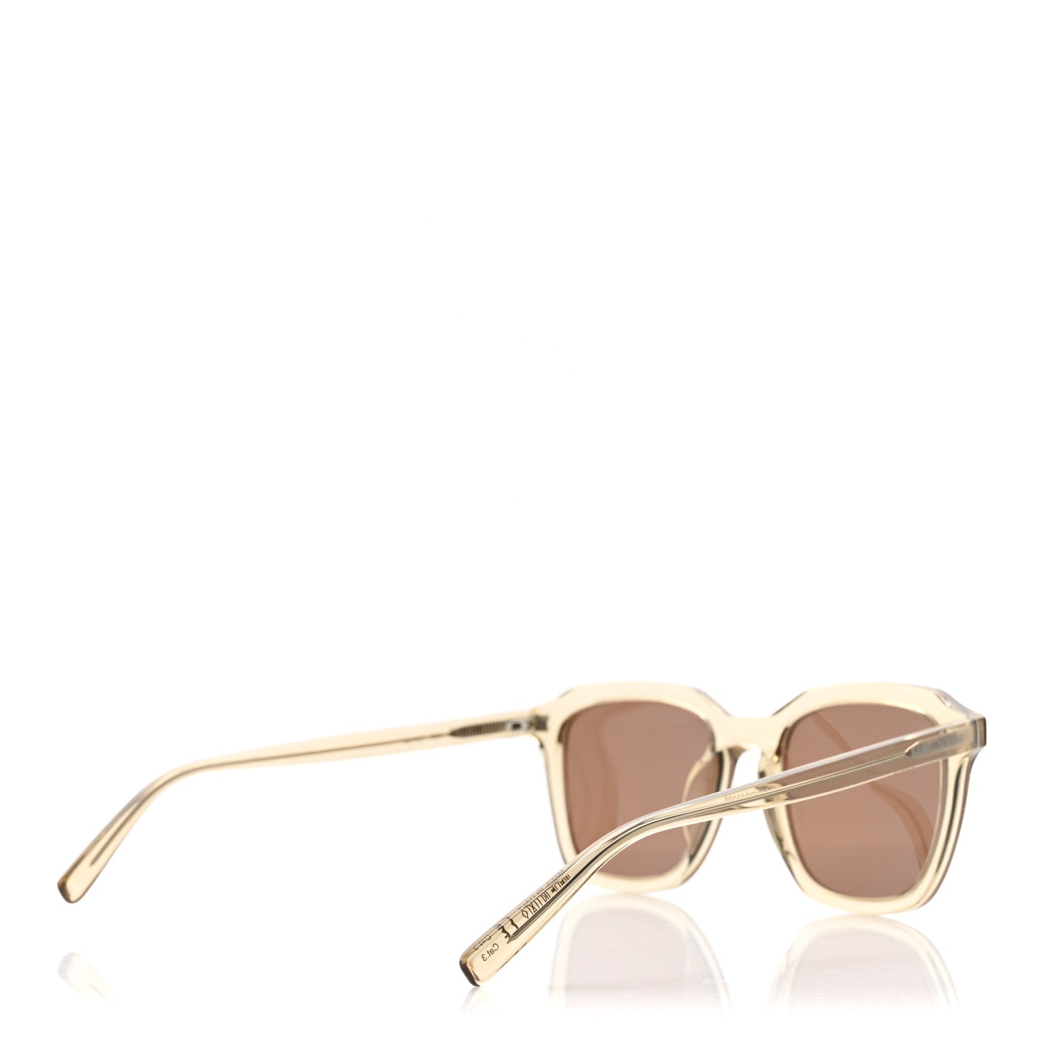 Saint Laurent Transparent Acetate SL 457 Sunglasses Brown 4 of 7