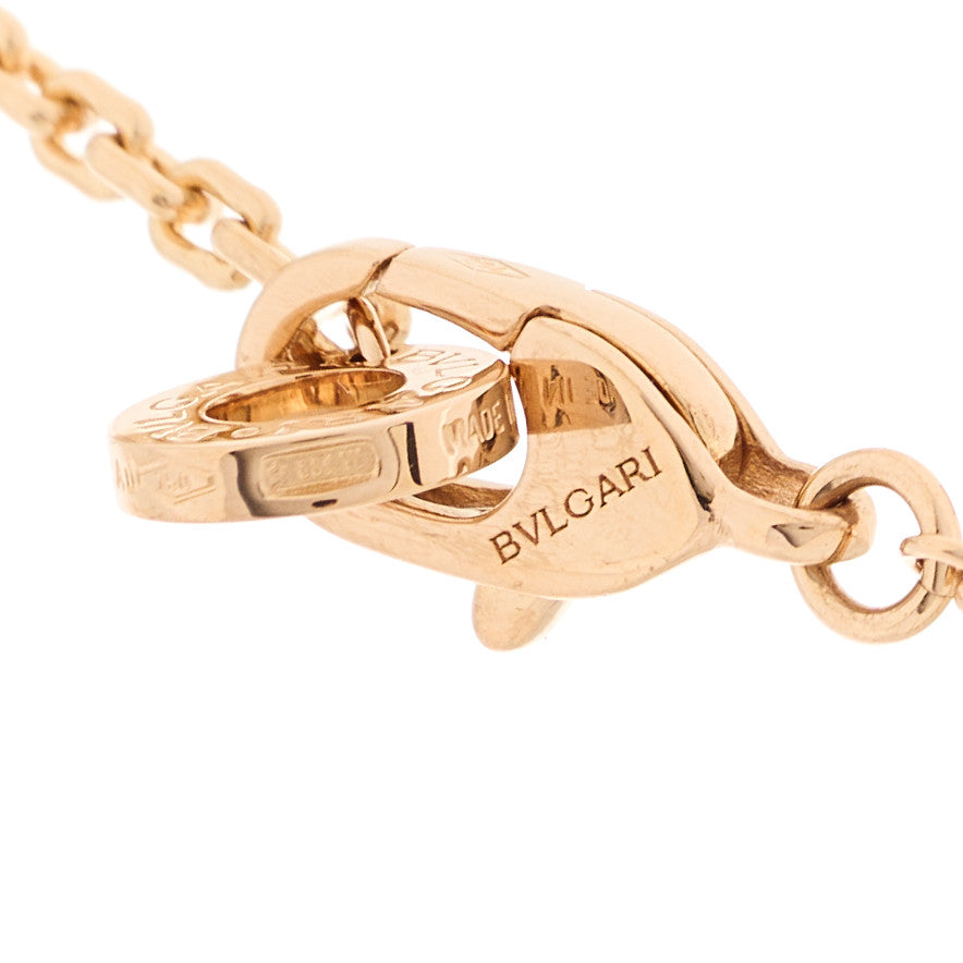 Bulgari 18K Rose Gold Diamond Black Onyx Serpenti Viper Pendant Necklace 5 of 7