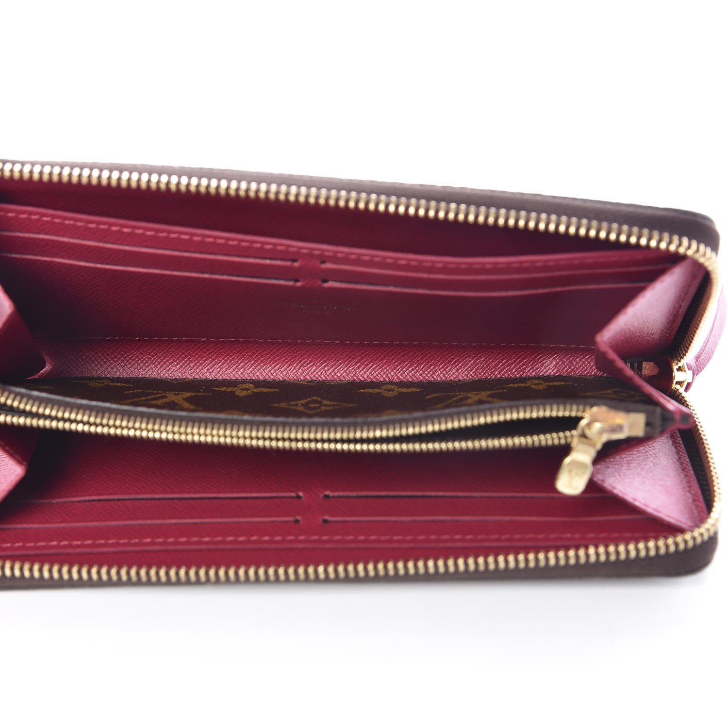 Louis Vuitton Monogram Clemence Wallet Fuchsia 5 of 8