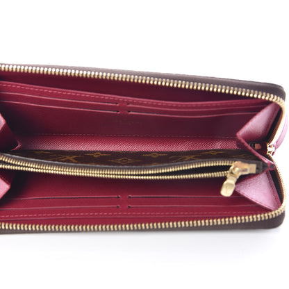 Louis Vuitton Monogram Clemence Wallet Fuchsia 5 of 8