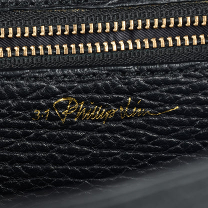 3.1 Phillip Lim 3.1 Textured Calfskin Medium Pashli Satchel Black 10 of 13