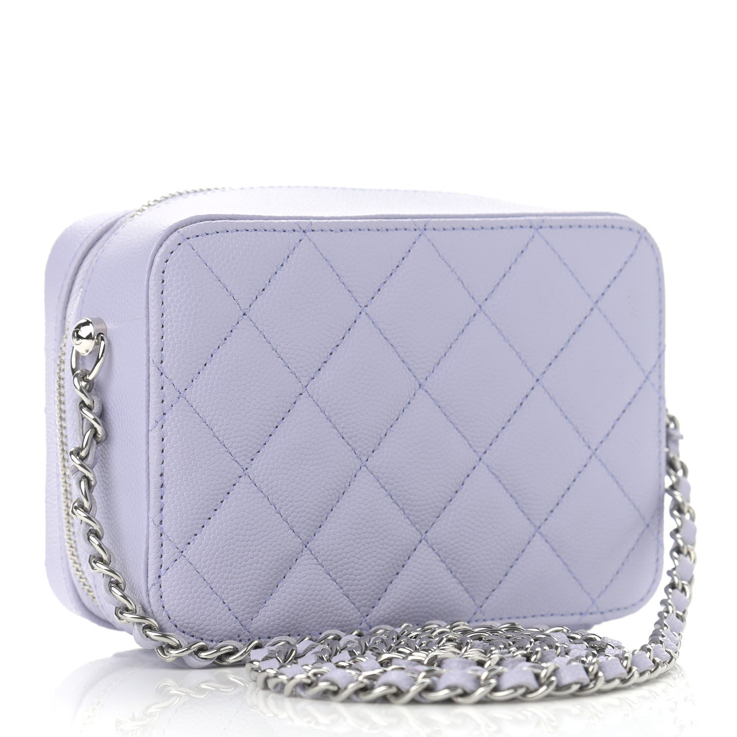Chanel Caviar Quilted Camera Bag Light Purple 3 of 11