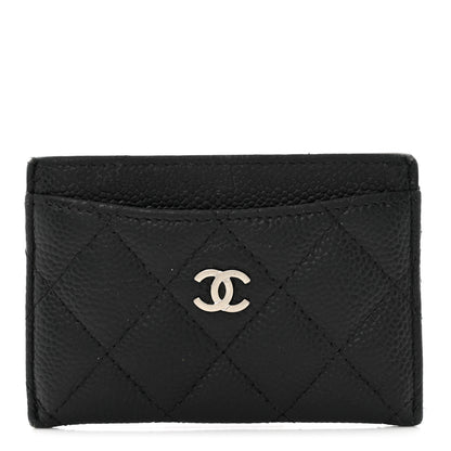 Chanel Caviar Quilted Card Holder Black 1 of 9