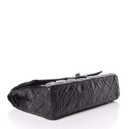 Chanel Metallic Aged Calfskin 2.55 Reissue 226 Flap Black 4 of 8