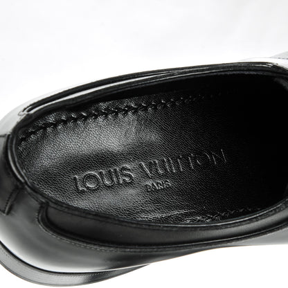 Louis Vuitton Lambskin Derby Lace Up Shoes 8 Black 8 of 8